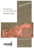 Gabriel's Oboe, Ennio Morricone, Hans-Günther Kölz, Akkordeon-Orchester und Soloinstrument, The Mission, Filmmusik, mittelschwer, Akkordeon Noten