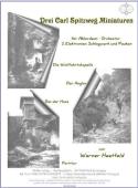 Drei Carl Spitzweg Miniaturen, Werner Heetfeld, Akkordeon-Orchester, Suite in 3 Sätzen, dreisätzig, Gemälde, Wertungsstück, Wettbewerbsstück, Wettbewerbsliteratur, Originalkomposition, anspruchsvoll, schwer, Oberstufe, Akkordeon Noten, Originalmusik, Cove