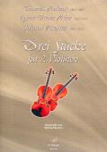 Drei Stücke für 2 Violinen, Thomas Baltzar, Heinrich Ignaz Franz Biber, Johann Georg Pisendel, Verena Paulsen, für 2 Violinen, Violinduett, Barock, Violinen Noten, Cover