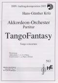 Tangofantasy, Hans-Günther Kölz, Oberstufe, Akkordeonorchester, Originalkomposition, Konzerttango, Wettbewerbsnoten, Wertungsstück, Wettbewerbsliteratur, mittelschwer-schwer, Originalmusik, Akkordeon Noten