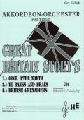 Great Britain Stories, Kurt Gelück, Mittelstufe, Akkordeonorchester, mittelschwer, Suite in 3 Sätzen, Originalkomposition, Wertungsstück, Wettbewerbsliteratur, Akkordeon Noten, Originalmusik