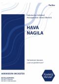 Hava Nagila, hebräisches Volkslied, Oliver Albrecht, Akkordeon-Orchester, Akkordeon-Noten, Noten für Orchester, leicht, lasst uns glücklich sein