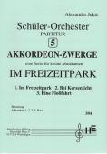 Akkordeon-Zwerge 5, Alexander Jekic, Akkordeonorchester, Schülerorchester, Pop-Collection, leicht, Anfänger, erste Schritte, Originalkomposition, Originalmusik, Akkordeon Noten