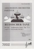 Tschaikowsky, Tschaikowsky, Nussknacker-Suite, Russischer Tanz, Hans-Günther Kölz, mittelschwer-schwer, Oberstufe, Wertungsspiel, Wettbewerbsstück, Akkordeon-Orchester, Akkordeon Noten
