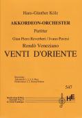 Venti D´Oriente, Rondo Veneziano, ​Gian Piero Reverberi, Ivano Pavesi, Hans-Günther Kölz, Akkordeonorchester, Konzertstück, mittelschwer, Akkordeon Noten