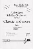 Classic and more, Mario Nortmann, Hans-Günther Kölz, Suite in 3 Sätzen, Akkordeonorchester, leicht-mittelschwer, Originalkomposition, Originalmusik, Akkordeon Noten