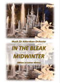 In The Bleak Midwinter, Geoffrey D. Barlow, Gottfried Hummel, Akkordeonorchester, Carol, Weihnachtslied, Adventskonzert, Weihnachtskonzert, mittelschwer, Easy-Stimme, Akkordeon Noten, Weihnachtsnoten