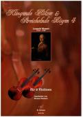Klingende Hölzer & Streichelnde Bögen 4, Leopold Mozart, Verena Paulsen, Spielheft, für 2 Violinen, Violinduett, Violinen Noten, Cover