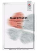 Tango Invention, Johann Sebastian Bach, Thomas Ott, Tango Nuevo, Akkordeon-Orchester, mittelschwer, zweistimmige Invention in a-moll, Akkordeon Noten