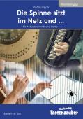 Die Spinne sitzt im Netz und ...