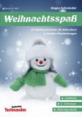 Weihnachtsspaß, 15 bekannte Weihnachtslieder, ​Jürgen Schmieder, Spielheft für Akkordeon-Solo, Standardbass MII, Winterlieder, Adventslieder, leicht-mittelschwer, mit 2. Stimme, Akkordeon Noten