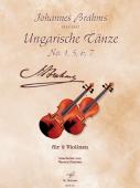 Ungarische Tänze No. 1, 5, 6, 7 | für 2 Violinen