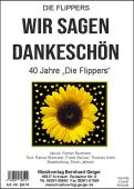 Wir sagen Dankeschön, Die Flippers, Rainer Burmann, Erwin Jahreis, Einzelausgabe, Klavier, Gesang, Akkorde, mittelschwer, Klavier Noten, Cover