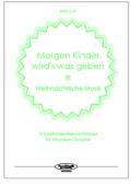 Morgen Kinder wird's was geben, Hans Luck, Akkordeon-Orchester, 10 traditionelle Weihnachtslieder, Weihnachtsnoten, leicht, Akkordeon Noten