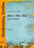 She's The One, Karl Wallinger, Jürgen Farkas, Akkordeonorchester, Robbie Williams, World Party, Filmmusik, Megahit, Ballade, mittelschwer, Akkordeon Noten